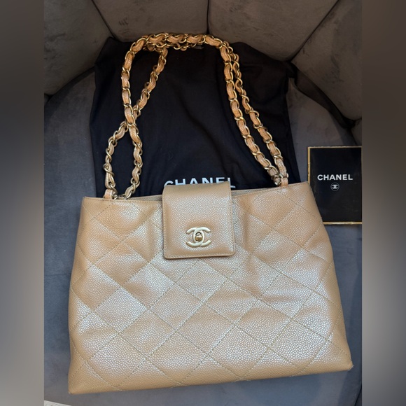 CHANEL Handbags - Reserved-Rare Iridescent CHANEL Kelly Vintage Bag